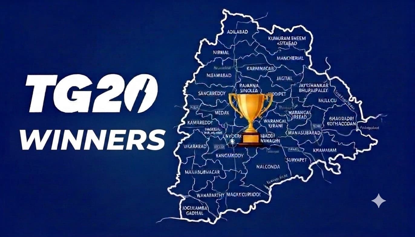 TG20 2026 Winner: Hyderabad E-Champions Crowned Champions | Prize Money & Awards